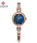Hình ảnh: Đồng hồ nữ Julius Ja981 dây thép mặt xanh