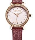Hình ảnh: Đồng hồ nữ dây da Julius Ja965 đỏ đô đậm