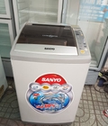 Hình ảnh: Máy giặt SANYO cũ 9 kg, mới 90%, giặt tự động, lòng inox, chạy êm, giặt sạch,