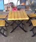 Hình ảnh: Bàn ghế cafe , nhà hàng quán nhậu gỗ xếp