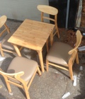 Hình ảnh: Bàn ghế gỗ cafe - nội thất nhà hàng
