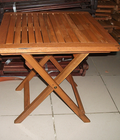 Hình ảnh: Bàn ghế gỗ cafe - bàn xếp