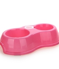 Hình ảnh: Chén ăn đôi bằng nhựa cho thú cưng