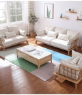Hình ảnh: Sofa gỗ tự nhiên phòng khách  SFG 030