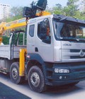 Hình ảnh: Gía bán xe cẩu Chenglong 4 chân 17.9 tấn gắn cẩu Soosan SCS1015L 10 tấn 5 khúc giá tốt