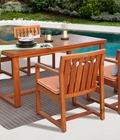 Hình ảnh: Bàn ghế ngoài trời gỗ tự nhiên NTG 012