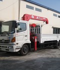 Hình ảnh: Hino FC9JLSW Gắn Cẩu 3 Tấn Xe Hino 6 Tấn 4 6T4 6.4 Tấn Lắp Cẩu Unic 3 Tấn trả góp