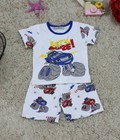 Hình ảnh: Bộ đồ bé trai in tràn oto
