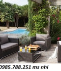 Hình ảnh: sofa mây nhựa cao cấp 