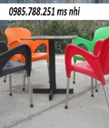 Hình ảnh: Bàn ghế cafe nhựa đúc giá rẻ