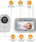 Hình ảnh: Máy báo khóc Vtech Safe Sound Full Color Video Monitor VM341