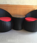Hình ảnh: Bàn ghế cafe may nhua hinh trung cao cap