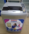 Hình ảnh: Máy giặt SANYO cũ 7 kg, mới 89%, giặt tự động, lòng inox, chạy êm, giặt sạch