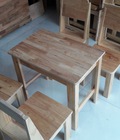 Hình ảnh: Mẫu bàn ghế gỗ thông cho cafe trà sữa - mộc quán 