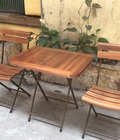 Hình ảnh: Bàn ghế cafe gỗ giá rẻ
