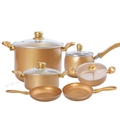 Hình ảnh: Bộ Nồi- Chảo Homy Gold