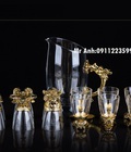 Hình ảnh: Bộ ly 12 con giáp đồng nguyên chất
