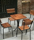 Hình ảnh: Bộ bàn ghế cafe nhà hàng nhập khẩu thanh lý mới 100%