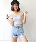 Hình ảnh: Croptop hai dây trơn