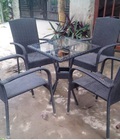 Hình ảnh: Bộ bàn ghế cafe mây giá rẻ;;//