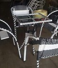Hình ảnh: Bàn ghế cafe sân vườn đẹp , ghế nhựa giả mây ,,,..
