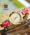 Hình ảnh: Đồng hồ nữ dây da Julius Ja843 hồng