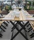 Hình ảnh: bàn ghế gỗ xếp dành cho quán nhậu giá rẻ nhất