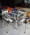 Hình ảnh: Bàn ghế caffe chất liệu mây nhựa 