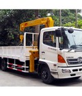 Hình ảnh: Xe tải HINO 6T4 gắn cảu , xe cẩu Hino FC 6.4 tấn, gắn cẩu Unic 3 tấn, 4 khúc