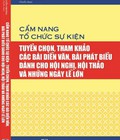 Hình ảnh: Cẩm nang tổ chức sự kiện, tuyển chọn, thao khảo các bài diễn văn