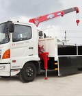 Hình ảnh: Hino FG 9,4 tấn gắn cẩu Unic sosan , xe tải HINO 9T4 gác cẩu