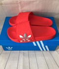 Hình ảnh: Dép nam Adidas màu đỏ, kiểu dáng thời trang