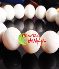 Hình ảnh: Vòng tay đá bạch thạch cho mệnh kim mệnh thủy đá quý Hà Nguyễn