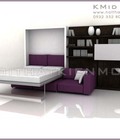Hình ảnh: Giường đa năng với sofa bọc nệm tiết kiệm không gian