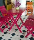 Hình ảnh: bộ bàn ghế xếp 