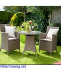 Hình ảnh: bộ bàn ghế mây ngoài trời