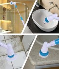 Hình ảnh: Chổi điện đánh sạch mọi vết bẩn 3 đầu Hurricane Spin Scrubber