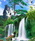Hình ảnh: Tranh thác nước 3D