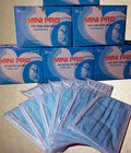 Hình ảnh: 1 Hộp 50 chiếc khẩu trang y tế xanh 4 lớp kháng khuẩn