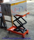 Hình ảnh: Bán xe nâng mặt bàn xe nâng đẩy bàn 4 bánh tải trọng từ 150kg 1 tấn giá rẻ Nhập khẩu nguyên chiếc