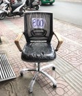 Hình ảnh: Ghế xoay lưng lưới trung chân xi cao cấp - New 100%