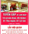 Hình ảnh: Tuyển gấp 20 nhân viên Bàn, 10 nhân viên Order