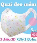 Hình ảnh: Set 5 khẩu trang 3D