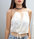 Hình ảnh: Croptop hai dây nhún ngực sexycut