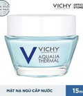 Hình ảnh: Chính Hãng: Mặt nạ ngủ cung cấp nước Vichy Pháp 15ml