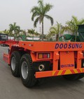 Hình ảnh: Sơ mi rơ mooc xương 2 trục, 40 feet, 29.5 tấn hiệu Doosung 2018
