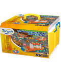 Hình ảnh: Thùng Gigo toys Máy móc xây dựng 88 mô hình nhiều màu 160 chi tiết miếng ghép 7331P