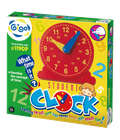 Hình ảnh: Hộp dụng cụ dạy học Đồng hồ học sinh Gigo Toys màu đỏ 1190P
