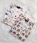Hình ảnh: Bộ đồ ngủ Pijama thô lụa siêu kute có Size Nam, Nữ Update ngày 20/5/2018