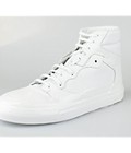 Hình ảnh: Giày cao cổ nam Balenciaga White Leather High
